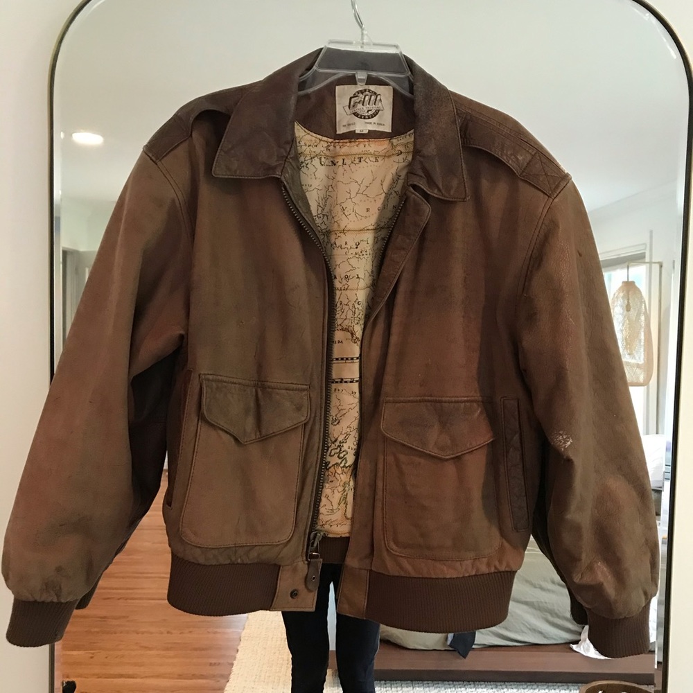 Vintage leather jacket